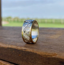 Load image into Gallery viewer, 2 Tone Wedding Bands