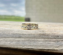 Load image into Gallery viewer, 2 Tone Wedding Bands
