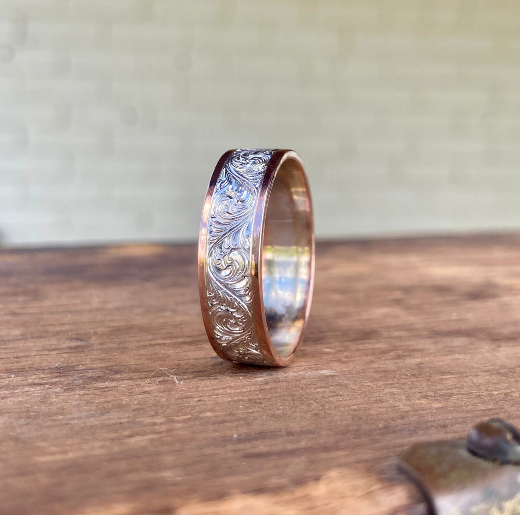 2 Tone Wedding Bands