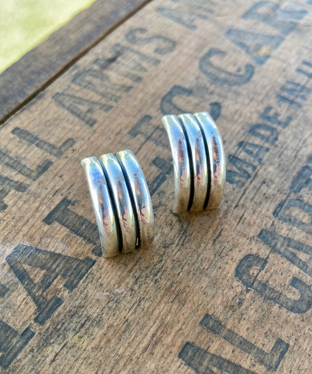 Simple Sterling Earrings