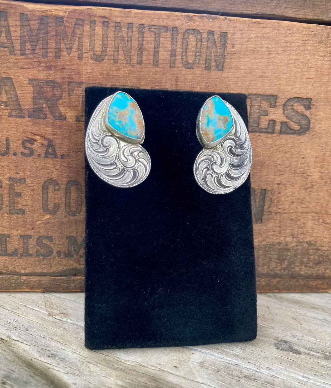 Royston Scroll Earrings